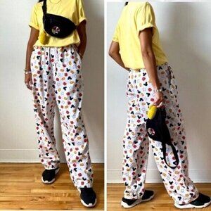 Disney Store VTG Mickey Mouse Drawstring Women’s Pants Size Small.